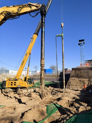 주문 Hydraulic Vibroflot with 1700 Kg Weight 220 Kn Max. Centrifugal Force and 0-2600 r/min Max. Speed for Excavator Vibro Compaction online manufacture