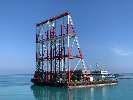 주문 토양 압축을 위한 180 KW 바닥 공급 바이브로플로트 900-1200 mm 작업 지름과 인버터 제어 online manufacture