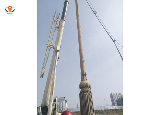 환경 친화적 인 비브로 교체 기계 75KW 비브로 돌 기둥 토양 개선