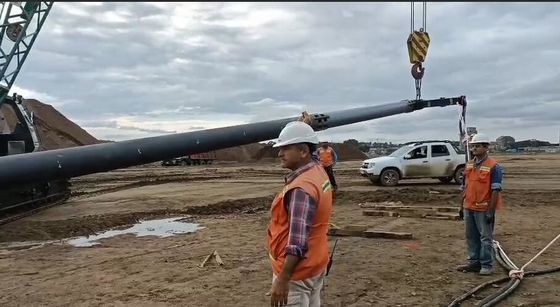 180kW 비브로 압축 덩어리 전기 장치 토양 개선