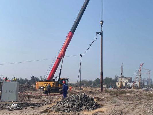 130kw 377mm 돌 기둥 운전 진동 기법 기계